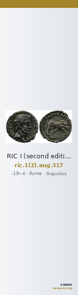 RIC I (second edition) Augustus 317 — CANOA