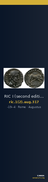 RIC I (second edition) Augustus 317 — CANOA