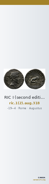 RIC I (second edition) Augustus 318 — CANOA