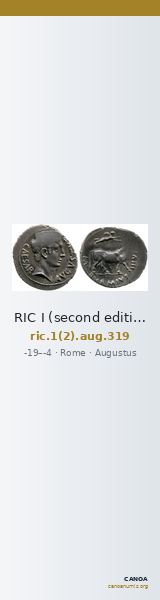 RIC I (second edition) Augustus 319 — CANOA