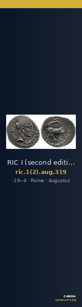 RIC I (second edition) Augustus 319 — CANOA