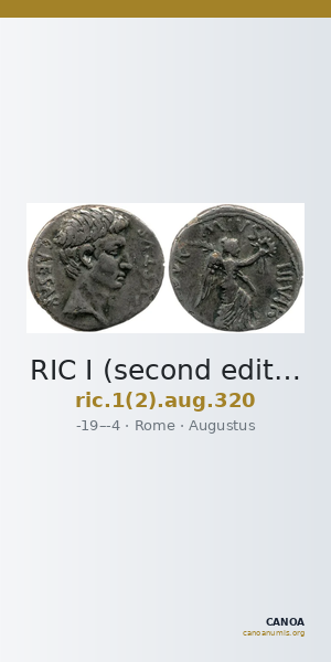 RIC I (second edition) Augustus 320 — CANOA