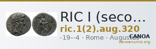 RIC I (second edition) Augustus 320 — CANOA