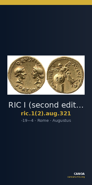 RIC I (second edition) Augustus 321 — CANOA