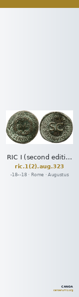 RIC I (second edition) Augustus 323 — CANOA