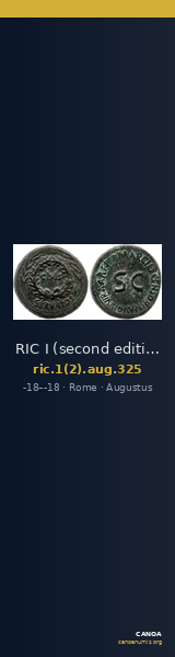 RIC I (second edition) Augustus 325 — CANOA