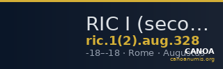 RIC I (second edition) Augustus 328 — CANOA