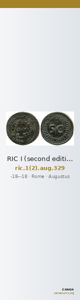 RIC I (second edition) Augustus 329 — CANOA