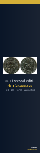 RIC I (second edition) Augustus 329 — CANOA