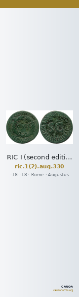 RIC I (second edition) Augustus 330 — CANOA