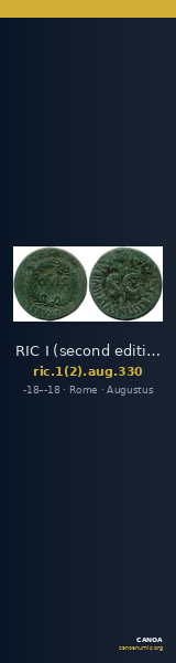 RIC I (second edition) Augustus 330 — CANOA