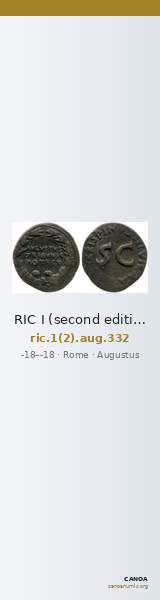 RIC I (second edition) Augustus 332 — CANOA