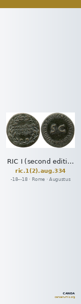 RIC I (second edition) Augustus 334 — CANOA