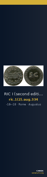 RIC I (second edition) Augustus 334 — CANOA