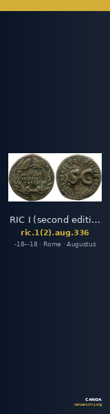 RIC I (second edition) Augustus 336 — CANOA