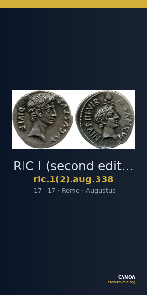 RIC I (second edition) Augustus 338 — CANOA