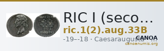 RIC I (second edition) Augustus 33B — CANOA