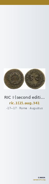 RIC I (second edition) Augustus 341 — CANOA
