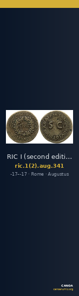 RIC I (second edition) Augustus 341 — CANOA
