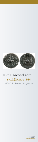 RIC I (second edition) Augustus 344 — CANOA