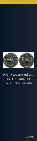 RIC I (second edition) Augustus 344 — CANOA