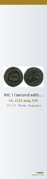RIC I (second edition) Augustus 345 — CANOA