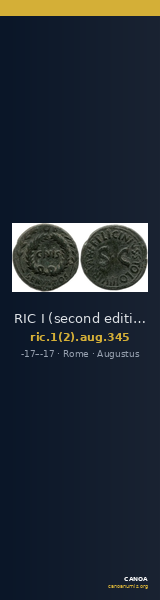 RIC I (second edition) Augustus 345 — CANOA