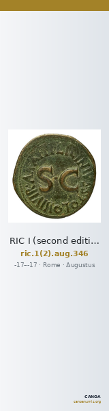 RIC I (second edition) Augustus 346 — CANOA