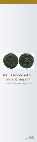 RIC I (second edition) Augustus 347 — CANOA