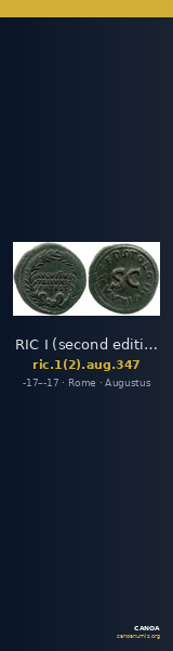 RIC I (second edition) Augustus 347 — CANOA