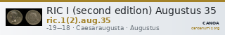 RIC I (second edition) Augustus 35 — CANOA