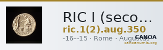 RIC I (second edition) Augustus 350 — CANOA