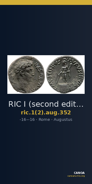 RIC I (second edition) Augustus 352 — CANOA