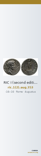 RIC I (second edition) Augustus 353 — CANOA