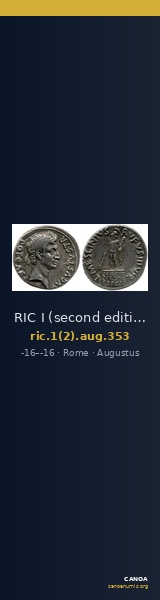 RIC I (second edition) Augustus 353 — CANOA