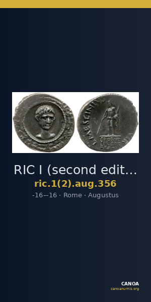 RIC I (second edition) Augustus 356 — CANOA