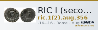 RIC I (second edition) Augustus 356 — CANOA