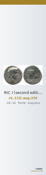 RIC I (second edition) Augustus 359 — CANOA