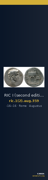 RIC I (second edition) Augustus 359 — CANOA