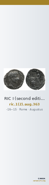 RIC I (second edition) Augustus 363 — CANOA