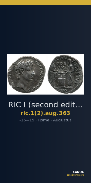 RIC I (second edition) Augustus 363 — CANOA