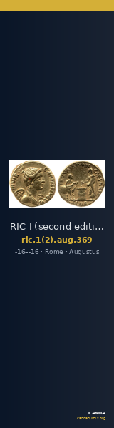 RIC I (second edition) Augustus 369 — CANOA