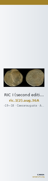 RIC I (second edition) Augustus 36A — CANOA