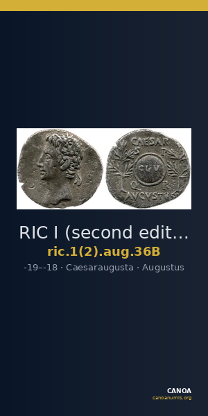 RIC I (second edition) Augustus 36B — CANOA