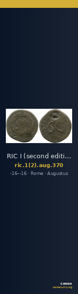 RIC I (second edition) Augustus 370 — CANOA