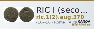 RIC I (second edition) Augustus 370 — CANOA