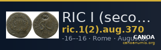 RIC I (second edition) Augustus 370 — CANOA