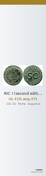 RIC I (second edition) Augustus 371 — CANOA