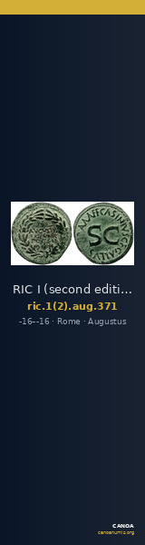 RIC I (second edition) Augustus 371 — CANOA