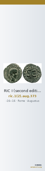 RIC I (second edition) Augustus 373 — CANOA